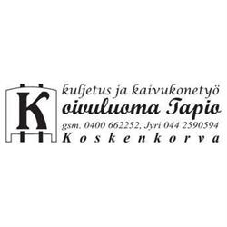 Kuljetus ja kaivukonetyöt Tapio Koivuluoma