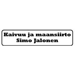 Kaivuu ja maansiirto Simo Jalonen
