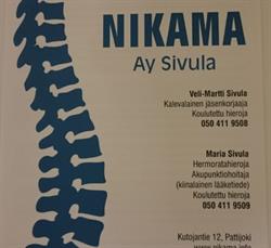 Nikama Avoin Yhtiö Sivula