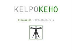 Kelpo Keho - Etiopatia ja Urheiluhieronta