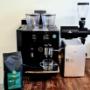 Jura GIGA X8 + maitokaappi