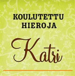 Koulutettu hieroja Katri