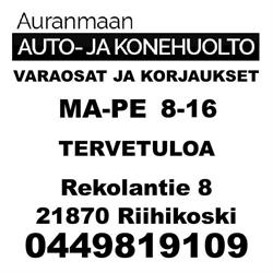 Auranmaan Auto Ja Konehuolto