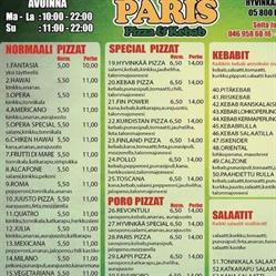 Paris Pizza Hyvinkää