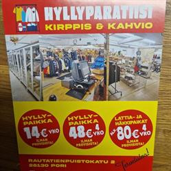 Hyllyparatiisi kirppis pori  (Itämäinen market Pori)
