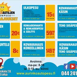 Aurinko Autojen Käsinpesu Lohja