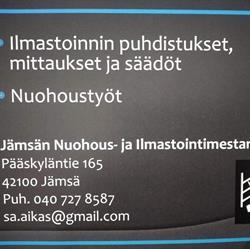 Jämsän Nuohous- ja Ilmastointimestari Oy
